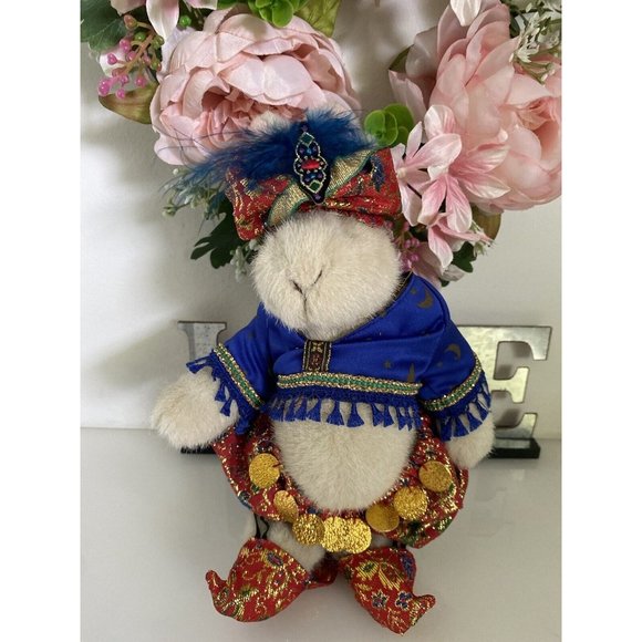 Hoppy VanderHare Genie Alladin Fortune Teller Plush Bunny Dressed 8" Muffy NWT - Picture 11 of 16
